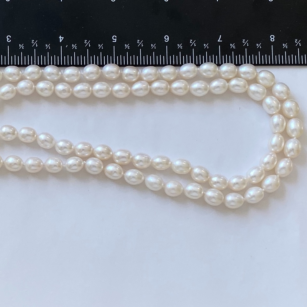 Slane ~ JUMBO Diamond BEE Enhancer Pearl Necklace - Picture 8 of 8